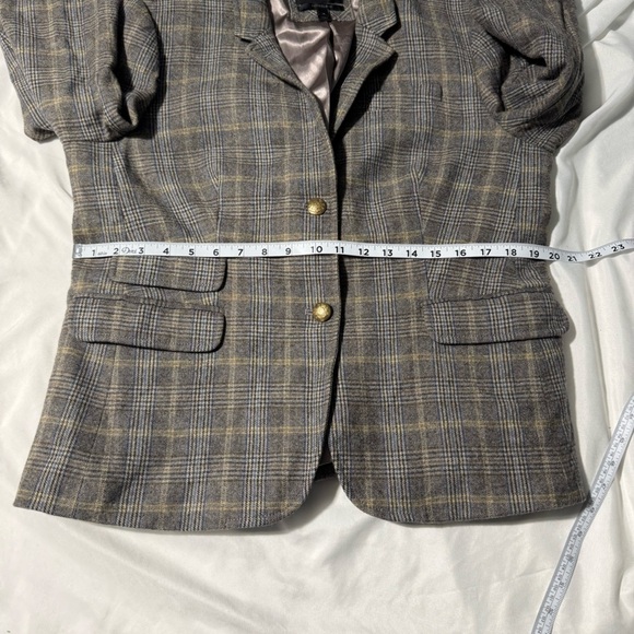J. Crew Schoolboy Blazer Wool Blend English Tweed Size 16 Academia Preppy - Picture 14 of 15